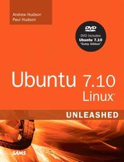 Cover of: Ubuntu 7.10 Linux Unleashed (3rd Edition) (Unleashed)
