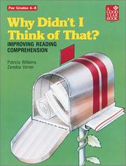 Cover of: Why Didn't I Think of That