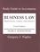 Cover of: Study Guide to Accompany Roszkowski Business Law