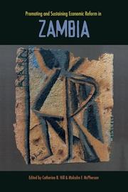 Cover of: Promoting and Sustaining Economic Reform in Zambia (Harvard Studies in International Development)