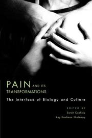 Cover of: Pain and Its Transformations by 