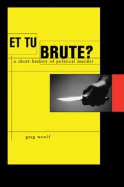 Cover of: Et Tu, Brute? by Greg Woolf, Greg Woolf