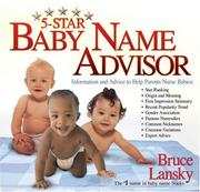 Cover of: Five-Star Baby Name Advisor: More Information and Advice than Any Other Book