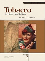 Cover of: Tobacco in History and Culture by Jordan Goodman