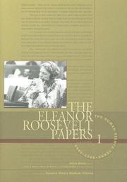 The Eleanor Roosevelt Papers by Allida Black