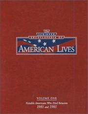Cover of: The Scribner Encyclopedia of American Lives: 1981-1985, 1986-1990 Set