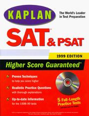 Cover of: Kaplan SAT & PSAT 1999 with CD-ROM by Kaplan Publishing