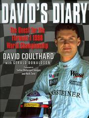 Cover of: David's Diary by David Coulthard, Gerald Donaldson
