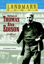 Cover of: The story of Thomas Alva Edison by Margaret Cousins