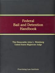 Cover of: Federal Bail And Detention Handbook