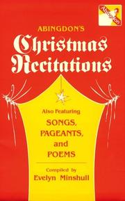 Cover of: Abingdon's Christmas Recitations by Evelyn Minshull