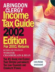 Cover of: Abingdon Clergy Income Tax Guide: For 2001 Returns (Abingdon Clergy Income Tax Guide, 2002)
