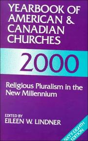 Cover of: Yearbook of American & Canadian Churches 2000 (Yearbook of American and Canadian Churches)