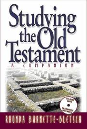 Studying the Old Testament by Rhonda Burnette-bletsch