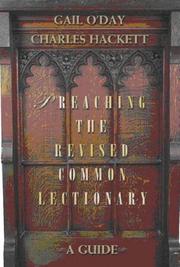 Cover of: Preaching the Revised Common Lectionary: A Guide