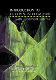 Cover of: Introduction to Differential Equations with Dynamical Systems