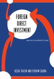 Cover of: Foreign Direct Investment: Analysis of Aggregate Flows