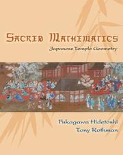 Cover of: Sacred Mathematics by Fukagawa Hidetoshi, Tony Rothman
