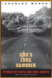 Cover of: God's Long Summer by Charles Marsh