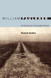 Cover of: William Faulkner | Richard Godden