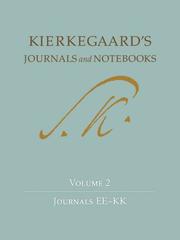 Cover of: Kierkegaard's Journals and Notebooks: Volume 2, Journals EE-KK