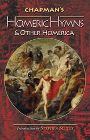 Cover of: Chapman's Homeric Hymns and Other Homerica (Bollingen Series (General)) by 