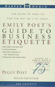 Cover of: Emily Post's Guide to Business Etiquette