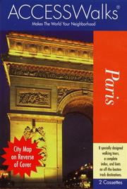 Cover of: ACCESSWalks PARIS (Accesswalks) by Nan Lyons