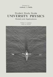 Cover of: Student Study Guide for use with University Physics