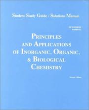 Cover of: Student Study Guide/Solutions Manual To Accompany Principles And Applications Of Inorganic, Organic, And Biological Chemistry