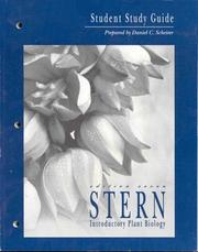 Cover of: Student Study Guide To Accompany Introductory Plant Biology