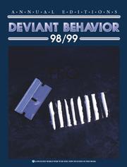 Cover of: Deviant Behavior 98/99 (Deviant Behavior 1998-99)