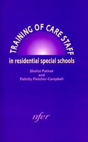 Cover of: Training of Care Staff in Residential Special Schools