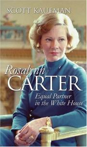 Cover of: Rosalynn Carter: Equal Partner in the White House (Modern First Ladies)