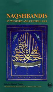 The Naqshbandis in Western and Central Asia by E. Ozdalga