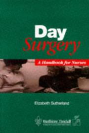 Cover of: Day Surgery: A Handbook for Nurses