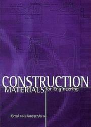 Cover of: Construction Materials for Civil Engineering (Telp series) by E. Van Amsterdam