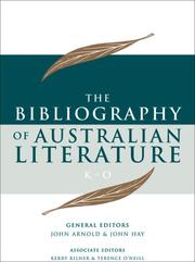 Cover of: The Bibliography of Australian Literature by 