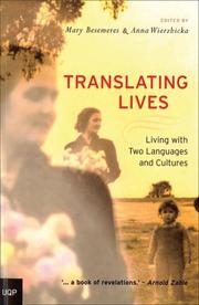 Cover of: Translating Lives: Living with Two Languages and Cultures