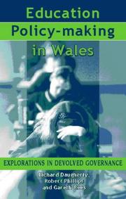 Cover of: Education Policy-Making in Wales