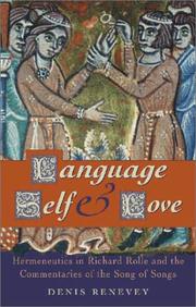 Language, Self and Love by Denis Renevey