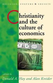Cover of: Christianity and the Culture of Economics (University of Wales Press - Religion, Culture, and Society)