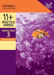 Cover of: 11+ Practice Papers,Standard Variety Pack 3 (11+ Practice Papers)