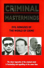 Cover of: Criminal Masterminds | Anne Williams
