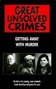 Cover of: Great Unsolved Crimes by Gerard Cheshire