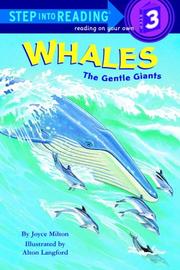 Cover of: Whales by Joyce Milton