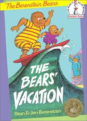 Bears' Vacation (Beginner Books(R)) by Jan Berenstain