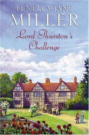 Cover of: Lord Thurston's Challenge by Fenella-Jane Miller
