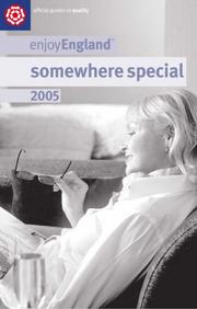 Cover of: Somewhere Special (Enjoy England)