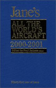 Cover of: Jane's All the World's Aircraft by 